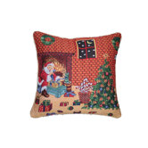 Seasonal Santa Claus Design Throw Pillow