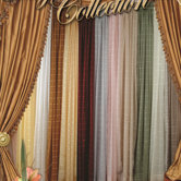 Royal Plaid Sheer Panel