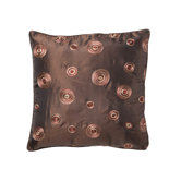 Silky Circle Throw Pillow