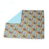 Pack and Play Waterproof Quilted Pad with Jungle Print Pattern
