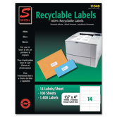 Recyclable Address Labels (1,400 Pack)