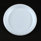 Enviroware Foam Dinnerware 3-C Plate in Wheat