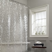 Ice Circles Vinyl Shower Curtain