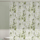 Zen Garden Vinyl Shower Curtain