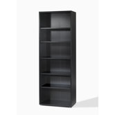 Bocca Bookcase in Black Woodgrain