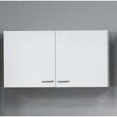 Casa Wall Cabinet with Two Door in White
