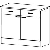 Casa Cabinet with Two Door in White