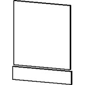 Minima Front Plate in Light Maple/Aluminum Grey
