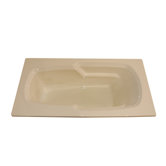 72" x 36" Whirlpool Armrest Bath Tub