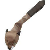 Skinneeez Durables Beaver Dog Toy in Brown