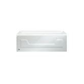 Honolulu 46.5" x 27" Bath Tub with Slip Resistant Floor in White
