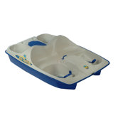 Sun Dolphin Five Person Pedal Boat in Cream / Blue with Stainless Steel Package