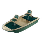 12' Pro 120 Deluxe Fishing Boat in Beige / Green