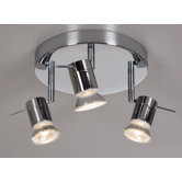 3-fl. Deckenleuchte "Bath" in Chrom