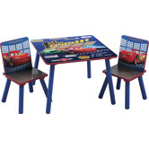 Disney Pixar's Cars Kids' 3 Piece Table and Chair Set