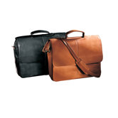 Vaqueta Napa Laptop Flapover Briefcase