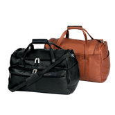 19.5" Vaqueta Napa Leather Deluxe Gym Duffel