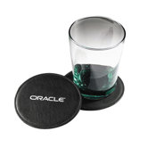Round Coaster in Black