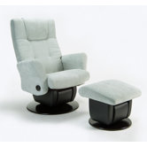 211 Dallas Glider with Closed Base and Ottoman
