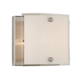 Brentwood One Light Wall Sconce in Brushed Nickel