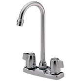 Classic Double Handle Centerset Bar Faucet with Blade Handles