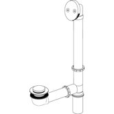 Classic 11" Bath Toe Touch/Trip Lever Tub Drain