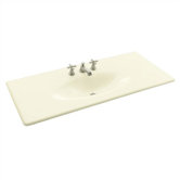 Iron/Impressions� 49" one-piece surface