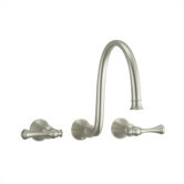 Revival Wall Mounted Faucet with Double Lever Handles