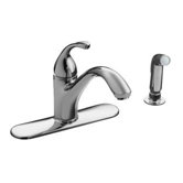 Forte One Handle Centerset Kitchen Faucet with Side Spray