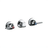 Triton Three-handle Wall-mount Valve Trim with Lever Handles