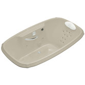 Portrait 67" x 42" Drop-in Whirlpool with Massage Experience and Right-Hand Pump
