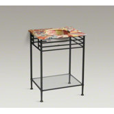 Ipanema Design On Vitreous China Vanity-Top Bathroom Sink