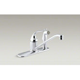 Coralais Three-Hole Kitchen Sink Faucet