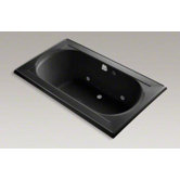 Memoirs 72" x 42" Drop-in Bubblemassage Bath with Chromatherapy