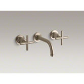 Purist Widespread Wall-Mount Bathroom Sink Faucet Trim