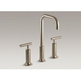 Purist Widespread Bathroom Faucet with Double Lever Handles