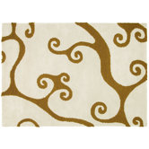 Hand Tufted Ondas White Rug