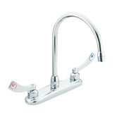 Commercial Two Handle Centerset Kitchen Faucet
