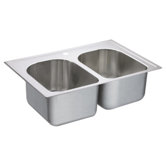 Lancelot Double Bowl Drop in Sink