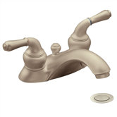 Monticello Centerset Bathroom Faucet with Double Lever Handles
