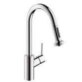 Talis S 2 Prep One Handle Single Hole Kitchen Faucet with 2 Spray Pull Down