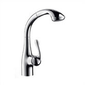 Allegro Gourmet One Handle Single Hole Kitchen Faucet with 10" Spout Height