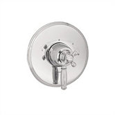 Thermo Balance III Dual Function and Diverter Faucet Shower Faucet Trim Only with Cross Handle