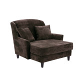 Sessel "Love-Seat Julia" in Braun