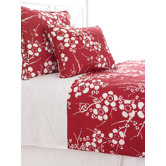 Kiyoko Duvet Cover in Red