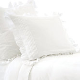 Louisa Duvet Cover and Shams in White