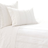 Juliet White Duvet Cover and Shams