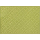 Straight Edge Placemats in Key Lime Quilted (Set of 4)