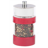 Rita 4.6'' Red Salt Shaker - Pepper Mill Combo