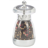 5.75'' Chrome Finish Mushroom Pepper Mill